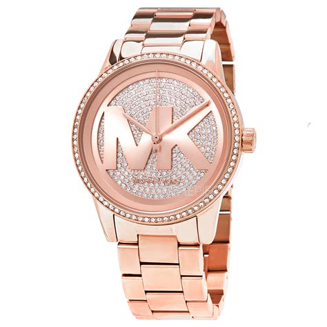 michael kors ladies watch with crystals|mk6863.